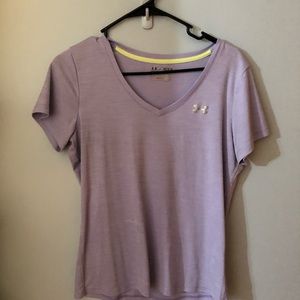 Lavender Under Armour shirt